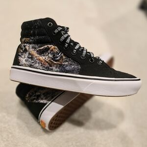 Black High-Top VANS                  "Protect the Tigers."